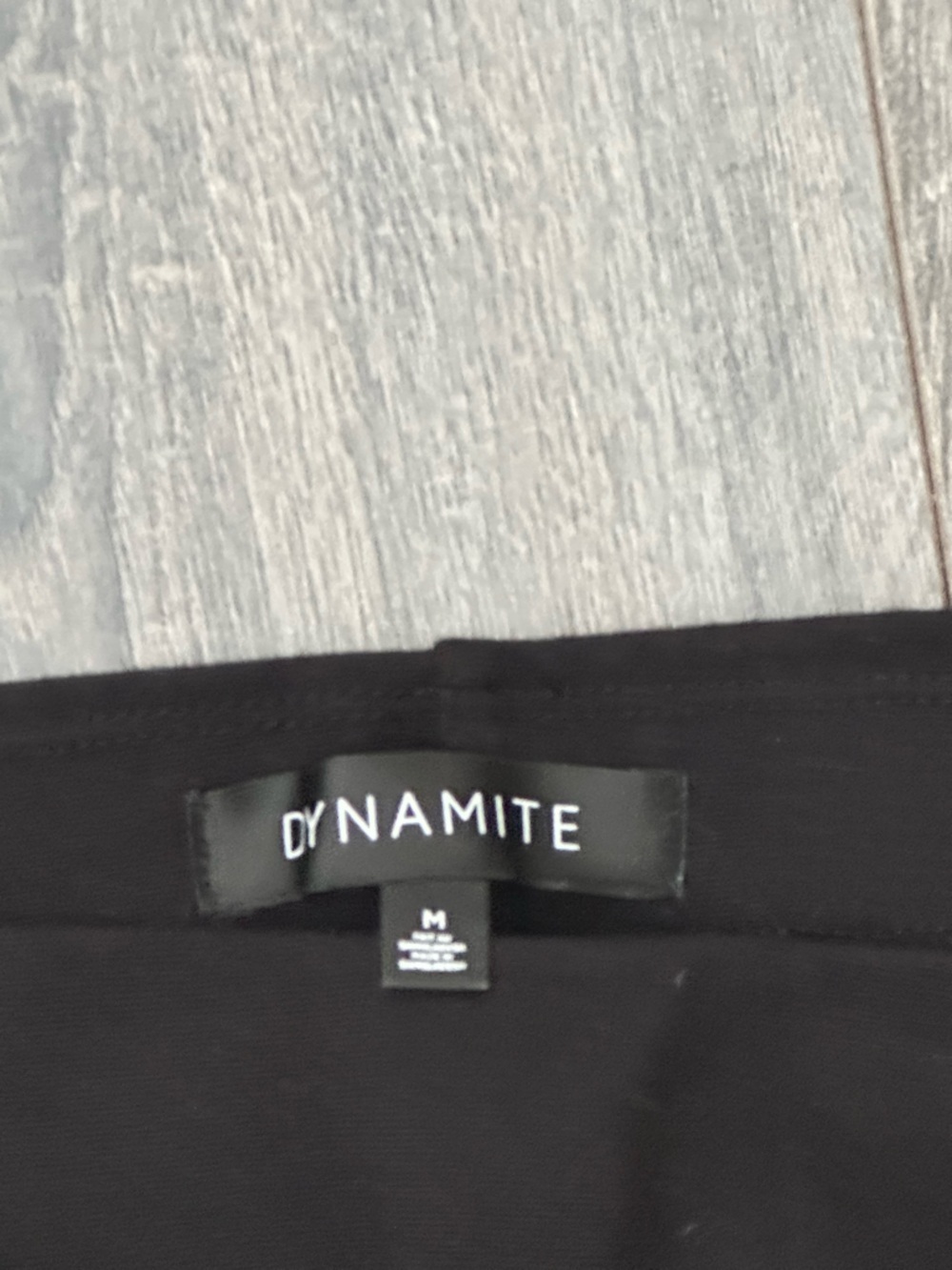 🔥2/$15 NWOT Women’s Black Wrap Mini Skirt with Tie Front Size Medium Academia - Picture 6 of 6